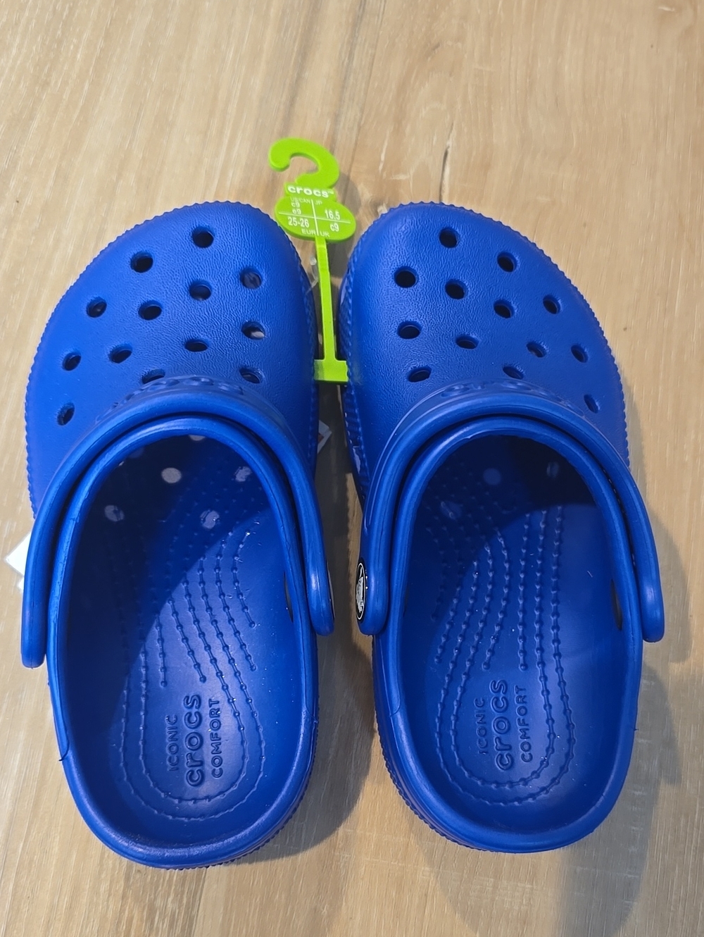 CROCS Kids Classic Clogs in Royal Blue